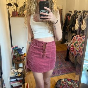 Vintage velvet skirt